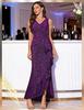 New Sexy V-Neck Dress, Sequin Split Evening Dress Dinner Party