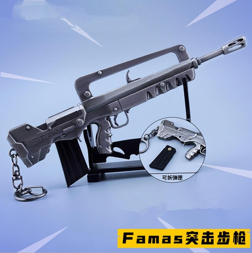 Game Weapon Fortnitevideo Pickaxe Keychain Keepsake Collection Of Model Weapons