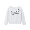 Beast Street Women's Trendy Butterfly Print Hoodie Casual Short Jacket 2001