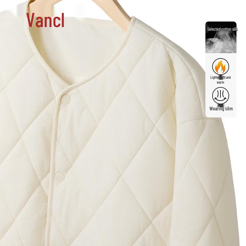 VANCL Men's Quilted Collarless Lightweight Jacket