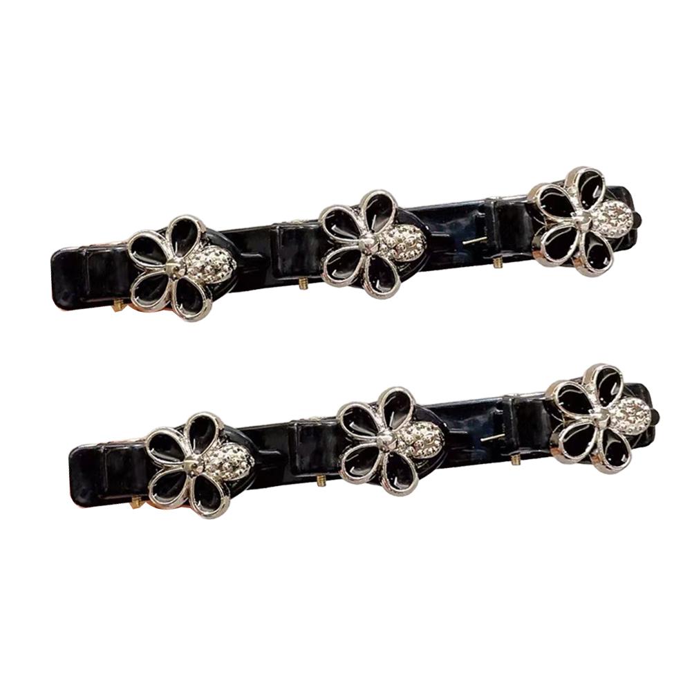 Funkelnde Kristall Strass Zopf Haar Klee Clips für Dickes Dünnes Haar Mädchen/Damen Zopf Haarspangen Haarstyling Zubehör