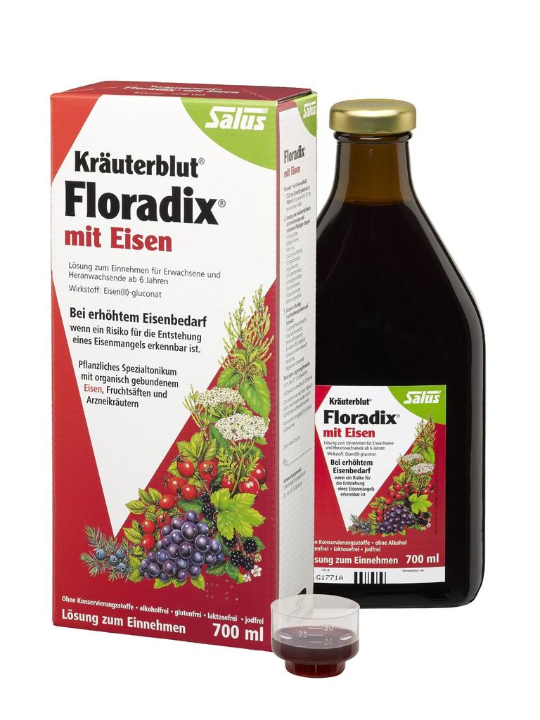 Zalus Herb Floradix Iron Drink 700ml (bottle)