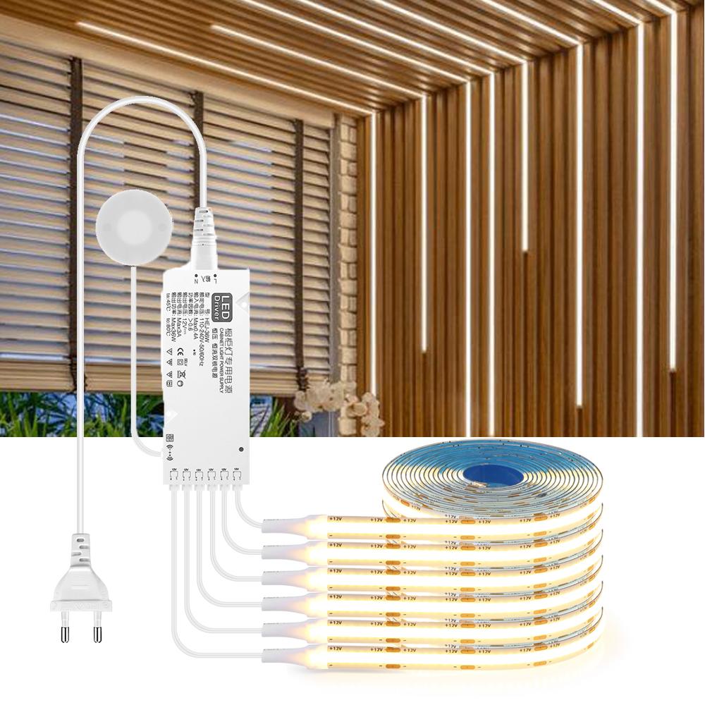 COB Linear Embedded LED Strip Ceiling Grille Panel Wall Decoration Lights,LED Tape Self-Adhesive Living Room Ambient Wall Lamp