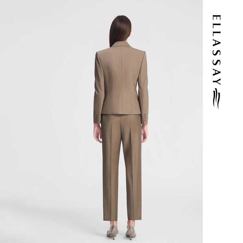 ELLASSAY Women's Elegant Straight-Leg Trousers