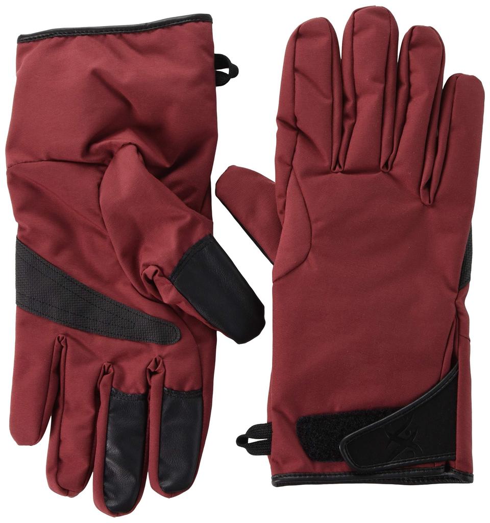 Foxfire Waterproof Gravel Gripper MT Gloves, Unisex, Burgundy, Size Small (Japan Size Small)