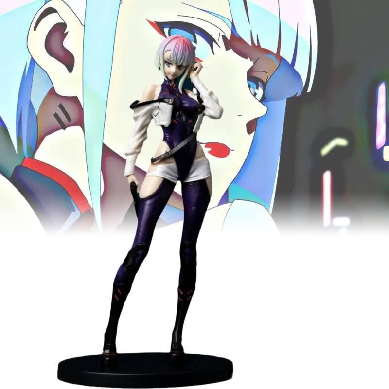 Edgerunners Cyberpunk Lucyna Kushinada Figurine Pc Game Model Ornament Gift Toy