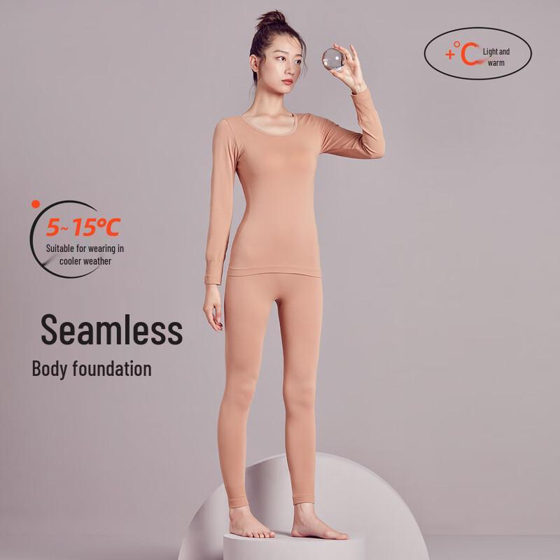 

Женский тонкий бесшовный термокомплект базового слоя One Size