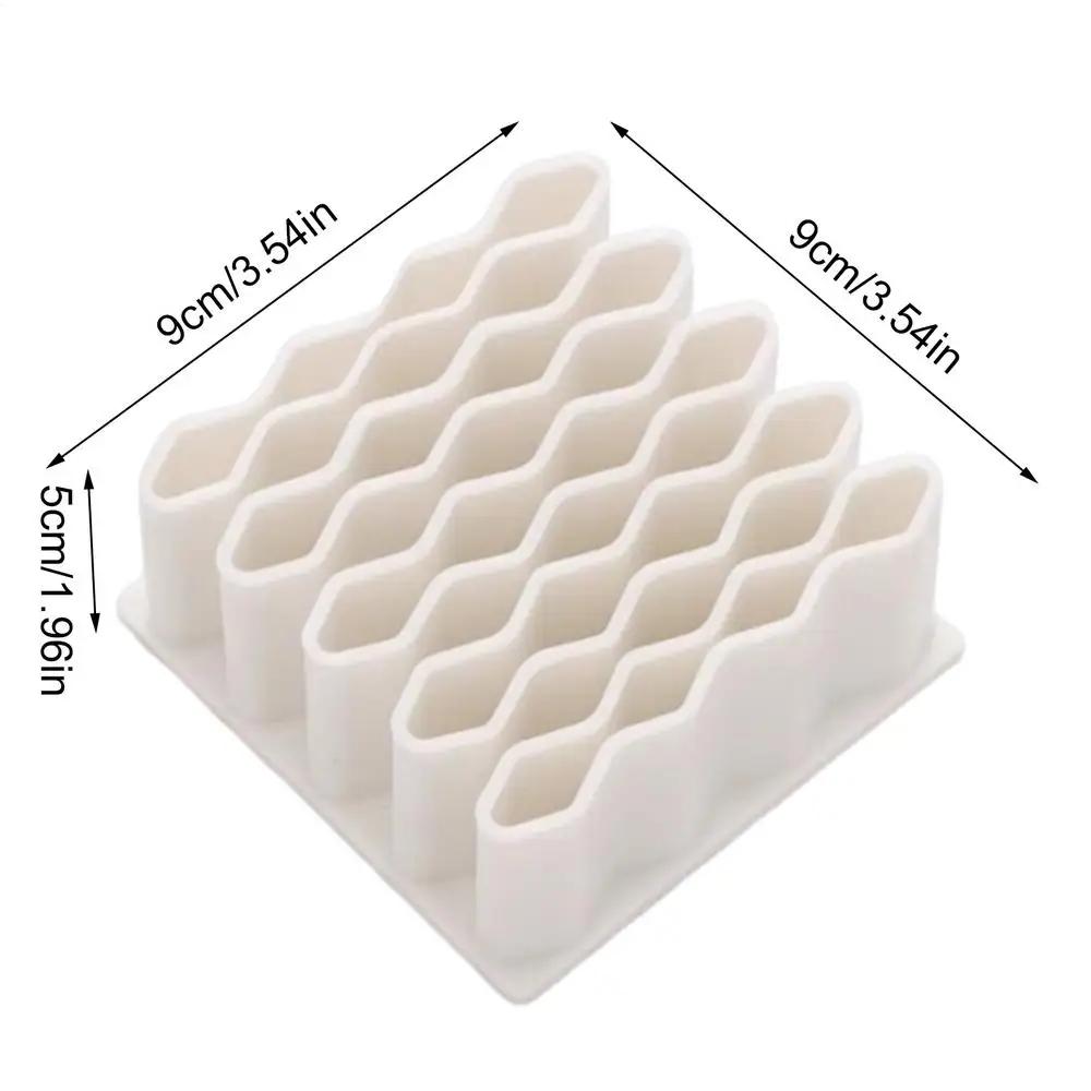 Multi-Grid Tube Storage Rack Desktop Organizer for Cosmetic Ointment Adhesive