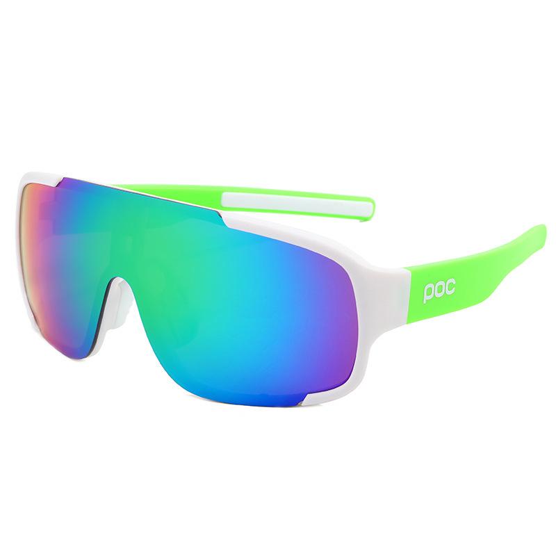 Futuristic Windproof Dazzling Reflective Cycling Sunglasses