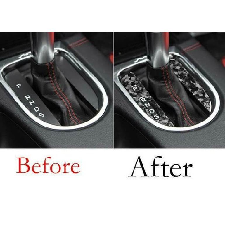 Control Gear Forged Carbon Fiber Strip Trim For Ford Mustang 2015-22 Shift Panel