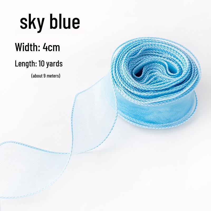 Elegant Fishtail Silk Ribbon for Cake and Bouquet Decoration