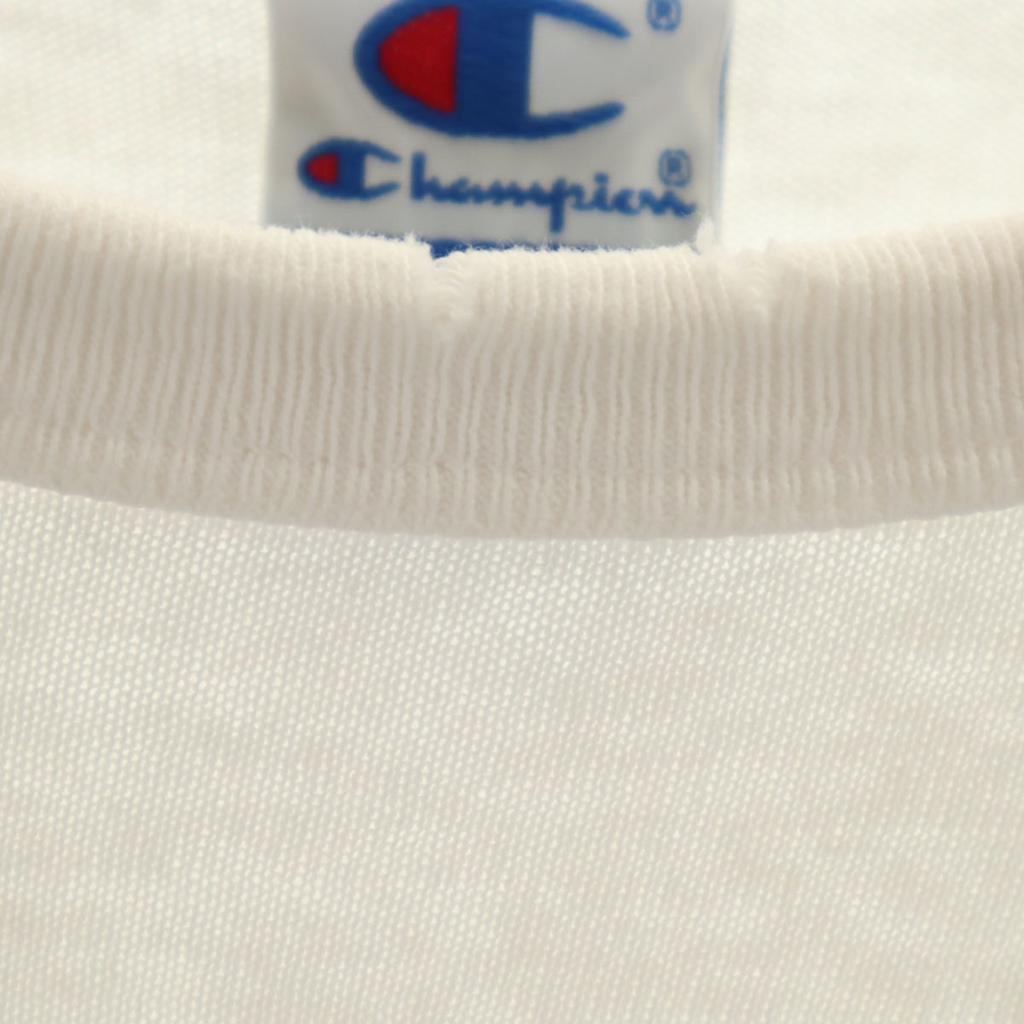 Champion Short Sleeve T-shirt M White Men's Used