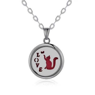 Colorful Crystal Tree Of Life Aromatherapy Necklace Perfume  Oil Diffuser Chain Pendant Lockets Jewelry