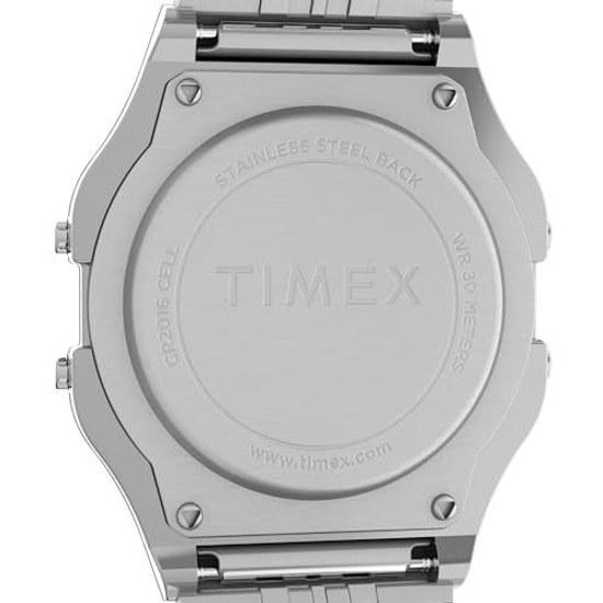 Orologio da polso Timex T80 34mm bracciale argento