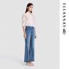 ELLASSAY Women's 2026 Early Spring Embroidered Lapel Long-Sleeve Shirt