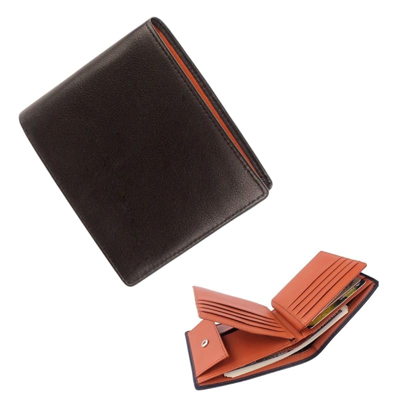 

[Treasure Collect] wallet men s bifold wallet genuine leather bridle leather compact small With coin purse folding Popularity large capacity Too many