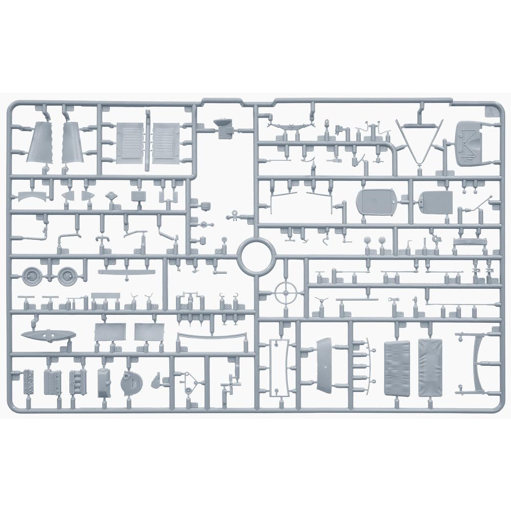 Miniart Scale WWII German Cargo Truck with 2 Plastic Model Kit MA35124 1/35 GAZ-AA (Captured) Figures,