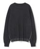BEENTRILL Jacquard Logo Two-Tone Knit (Charcoal)