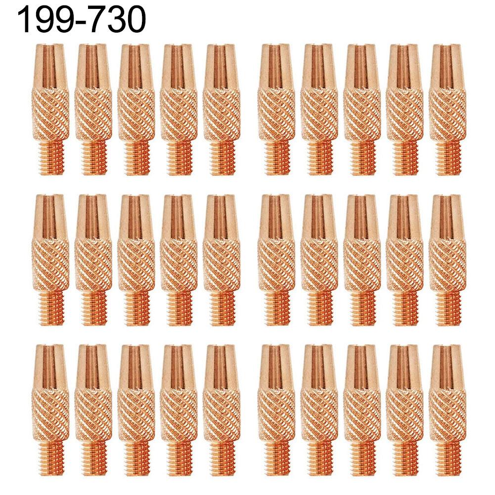 

30 MIG Welding Nozzle Contact Tips 0.023-0.035 Inches. Available With 186406, 199-730, Or 186-419 Nozzles.