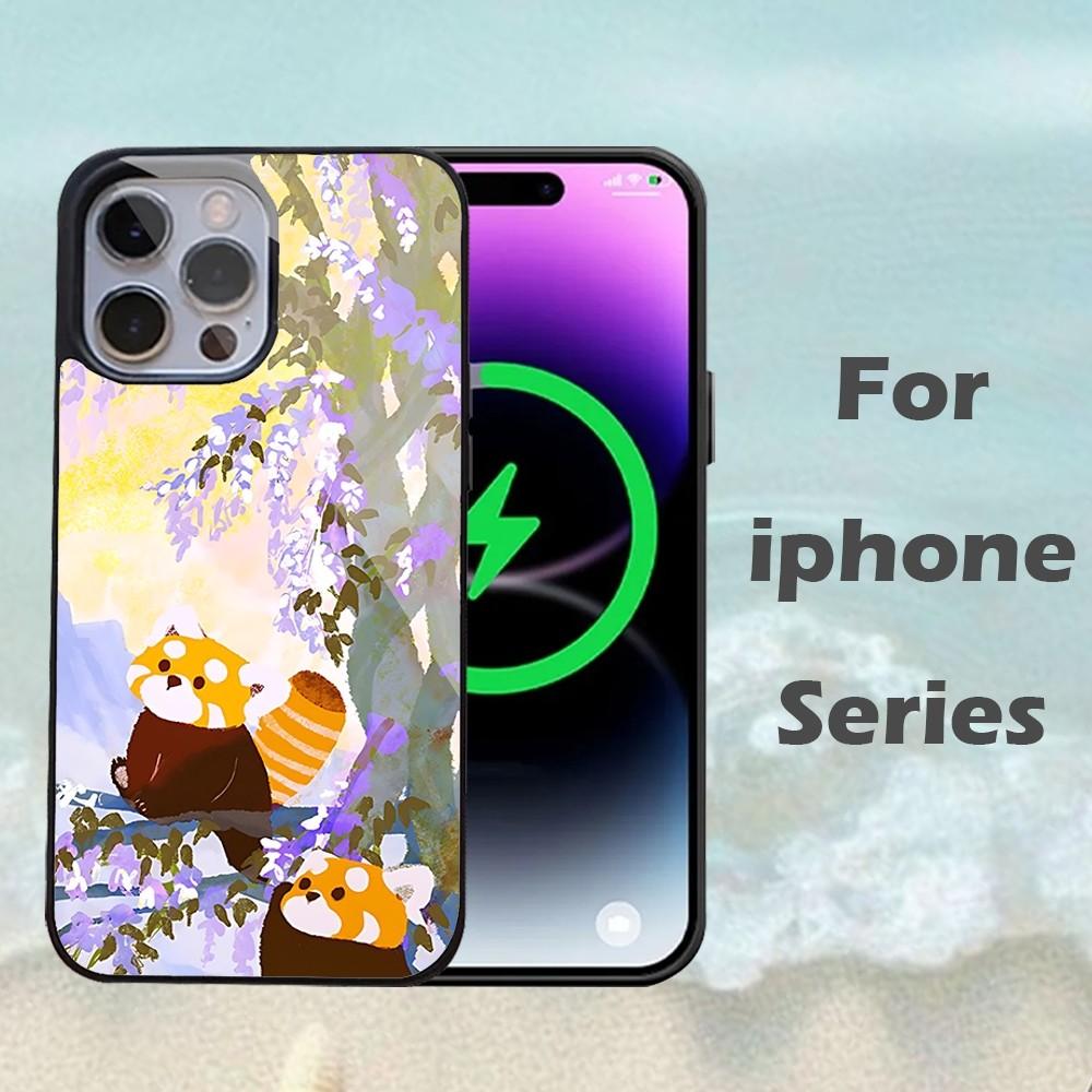 Red Panda Phone Case For IPhone 16 15 14 13 Pro Max 11 12 Mini Alex Mirror For Magsafe Wireless Charging Cover