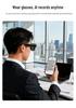 MT3 Smart Glasses: AI Translation, 8MP Video, Photography, Voice Recording, Multi-functional, Anti-shake.