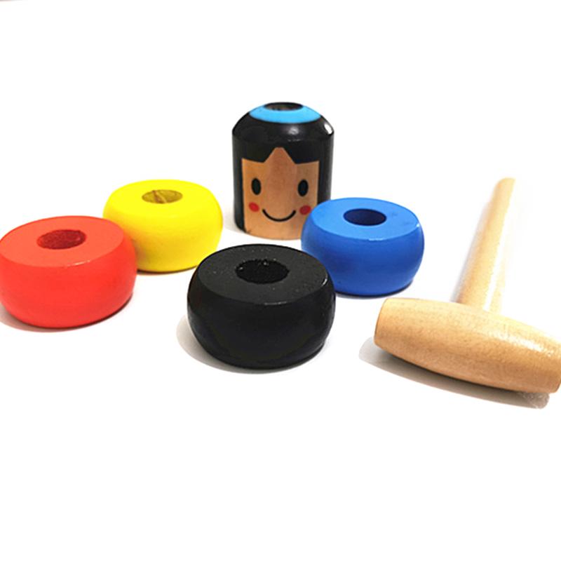 A Small Wooden Puppet Is A Novel And Interesting Toy Creative Gift.