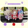 Miniatur Kimono Rock Set für 17cm Labubu Puppen Niedliche DIY Puppenkleidung Modeaccessoires Reizendes Outfit Geschenke für Mädchen Freunde