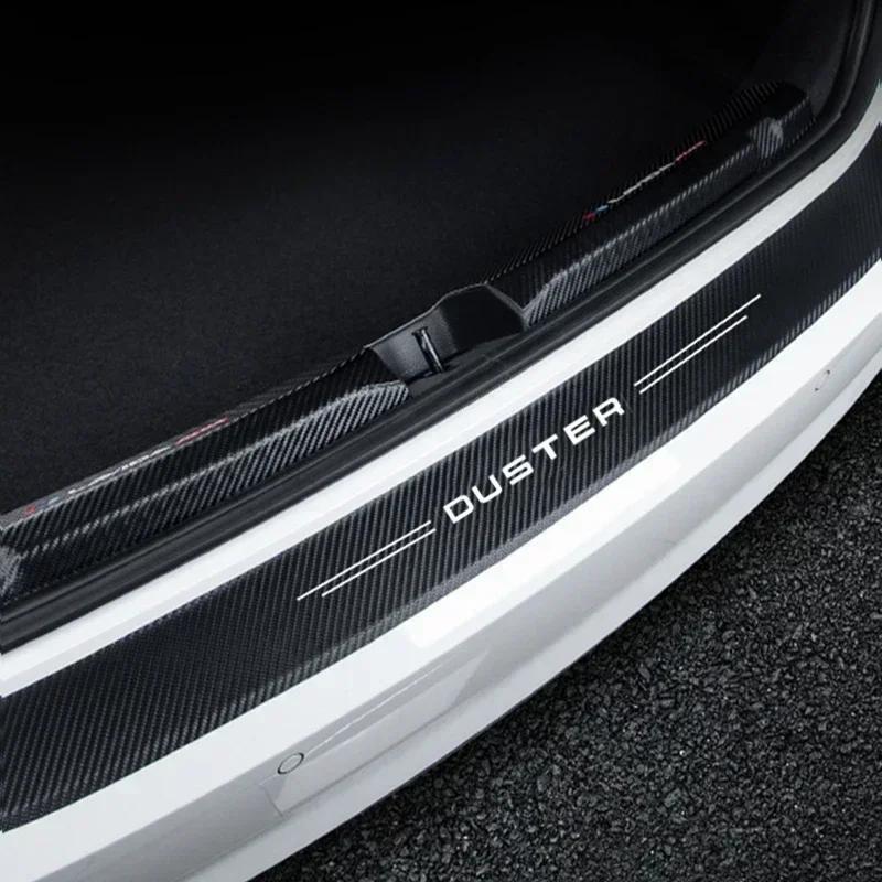 Car Decals for DACIA Duster Emblem Spring Lodgy Dokker Door Threshold Anti Scratch Protective Film Sill Waterproof Stickers