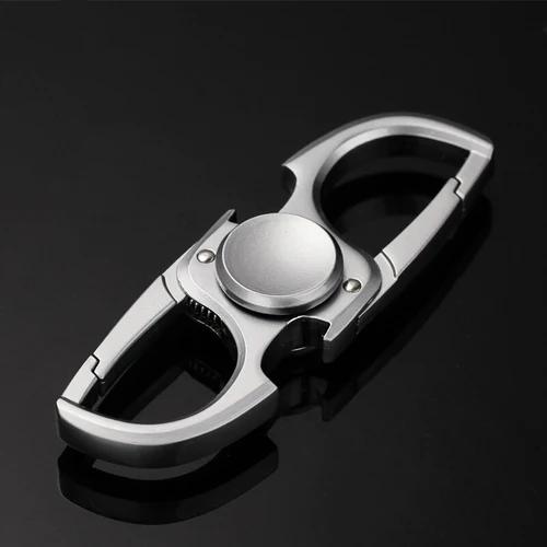 Multi-Functional Edc Stress Relief Toys Keychain Fidget Spinner Alloy Bottle Opener Metal Finger Cool Gift For Adults Kids
