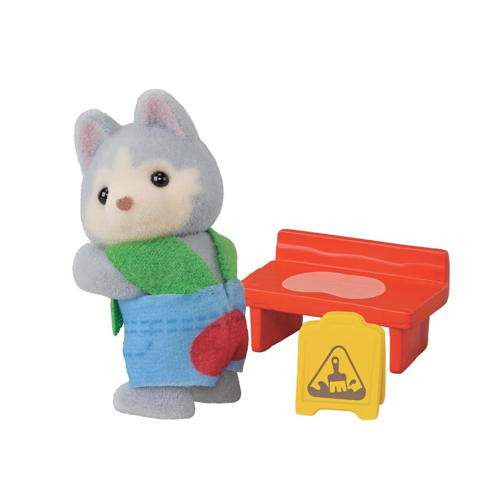 Sylvanian Families Baby Collection Doll [Baby Craft Lovers Series - Box] BB-13 ST Mark Certified Toy Dollhouse for Ages 3 and Up by Epoch