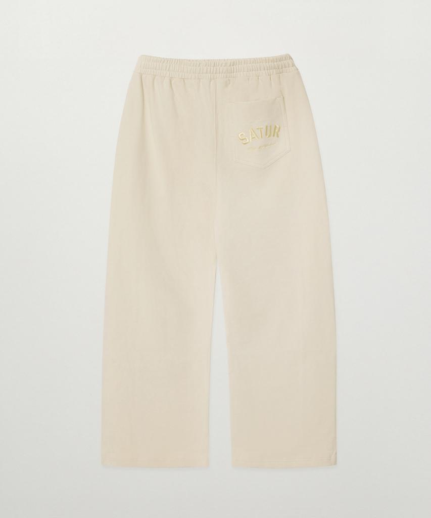 Seteo Panel Track Pants Cream