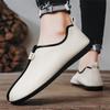 Men's Leather Loafers Spring Summer Comfortable Slip-On Driving Shoes Lightweight Breathable for Work Casual Wear Flats Sneakers