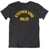 Stephen King, Stephen King Regelt Monster Horror Gruselig Geist T-Shirt Tee Geschenk Neu