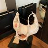 Elegant Small Handbags for Women, New Single-shoulder Underarm Bags, Dumpling Bags, Versatile Niche Crossbody Horn Bags, Fashionable Women's Handbags