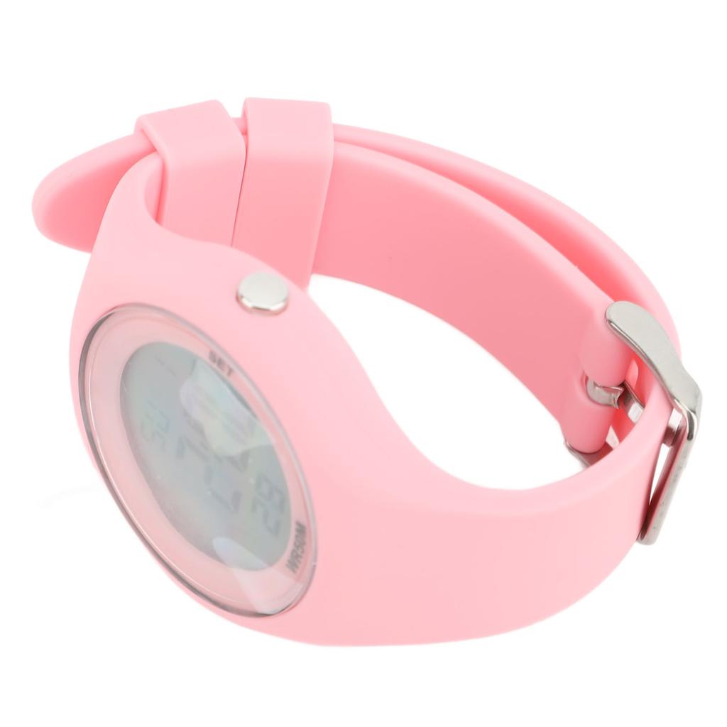 Barn Digital Klocka Vattentålig Alarm Stoppur EL Bakgrundsbelysning Stegräknare Kalender Kronograf