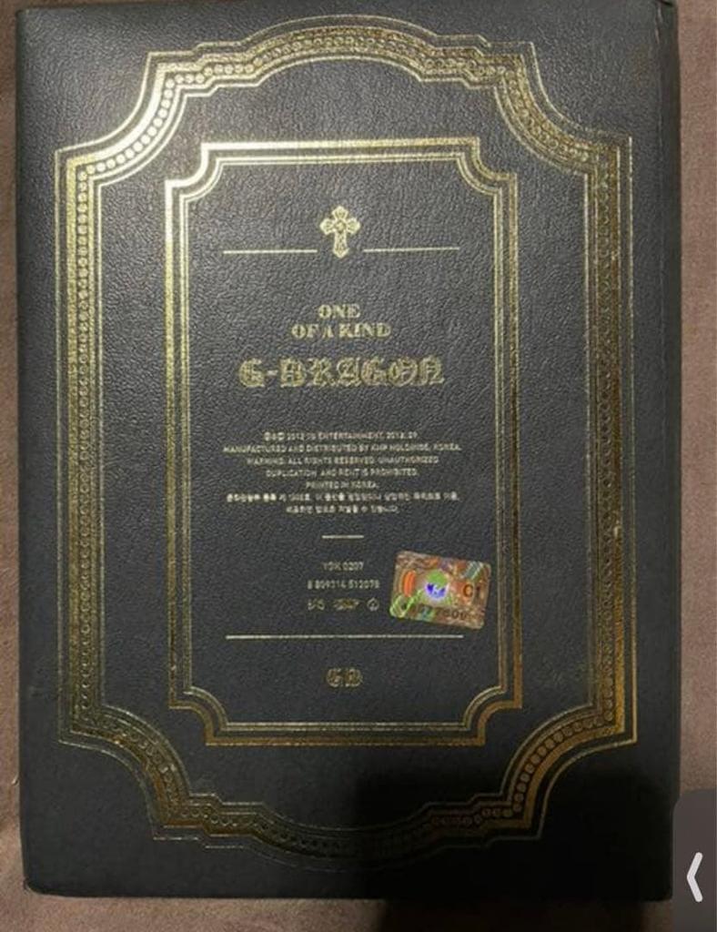 [USED] Bigbang G-dragon ONE OF A KIND