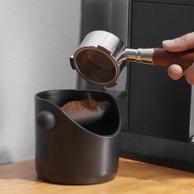 Espresso Dump Bin Splash-proof Storage Reusable Useful Deep Bent Design Coffee Knock Box Bar Supplies