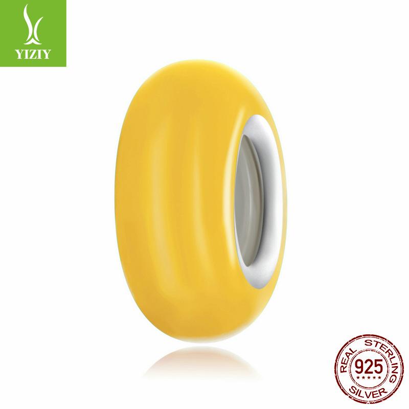 Mini 925 Silver Silicone Bracelet Positioning Beads Pendant Diy With Fun Bracelet Accessories