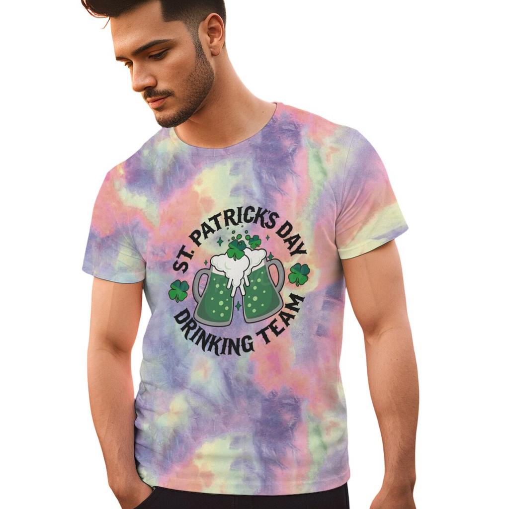 St Patricks Day Drinking Team Tshirt Funny Irish Drinking Team Unisex Tshirts Happy Go Lucky Green Beer Unisexs Clothes