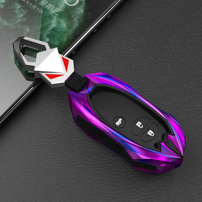 Zinc Alloy Key Fob Cover Case For Toyota Land Cruiser Prado 150 Camry Prius Crown For Subaru 2013 2014 Foreste Outback Xv Legacy