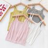 Children's Summer Strappy Tank Top with Sweet Bow - Comfortable Modal Fabric