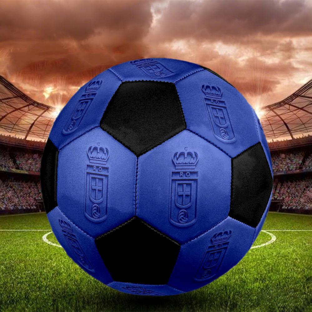 Real Oviedo Soccer Ball Colorful All Ages Machine Stitched PVC Competition Ready Durable High-Bounce.SIZE5
