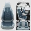 Universal All-Season Linen Car Seat Cushion - Breathable, Full Surround for Five-Seaters