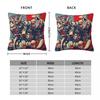 Jojo'S Bizarre Pillar Men Square Pillowcase Polyester Linen Velvet Pattern Zip Decorative Pillow Case Home Cushion Cover