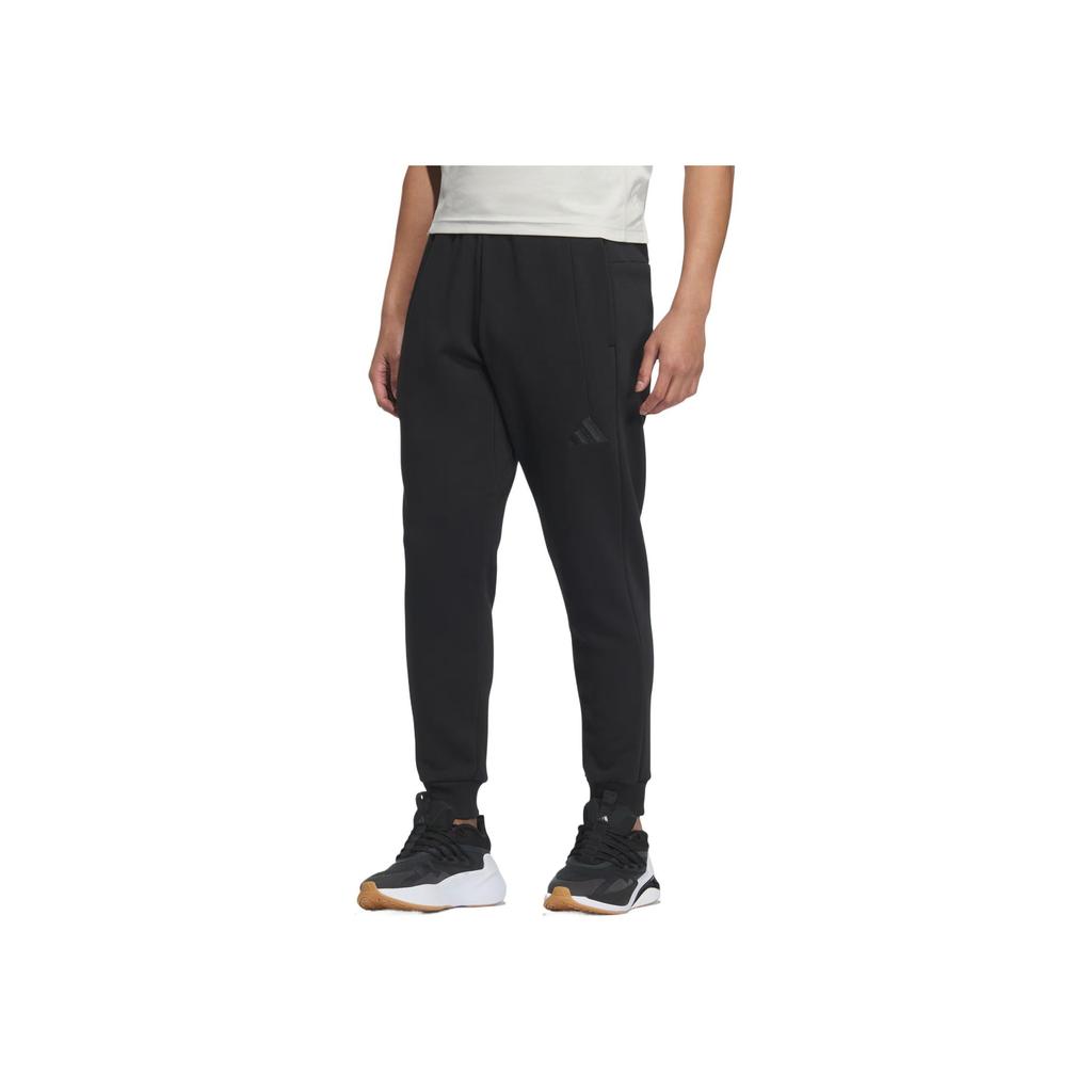 Adidas M MH KN PT Minimalist Brand Logo Comfortable Tapered Sports Casual Pants Men Bottoms Black JY6955
