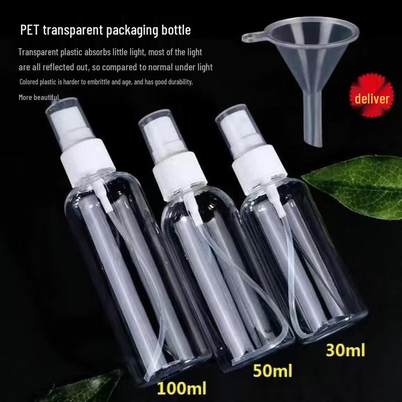 Transparent Fine Mist Spray Bottle