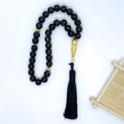 10mm Závěsné korálkové růženec s třásněmi a 33 korálky Flare pro každodenní modlitbu, požehnání a meditaci Náramek TASBIH Dámský náramek Pánský náramek