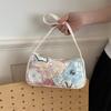 Yogodlns Boho Floral Sequin Shoulder Bag, Women's Vintage Embroidered Hobo Purse Casual Armpit Handbag for Daily Use