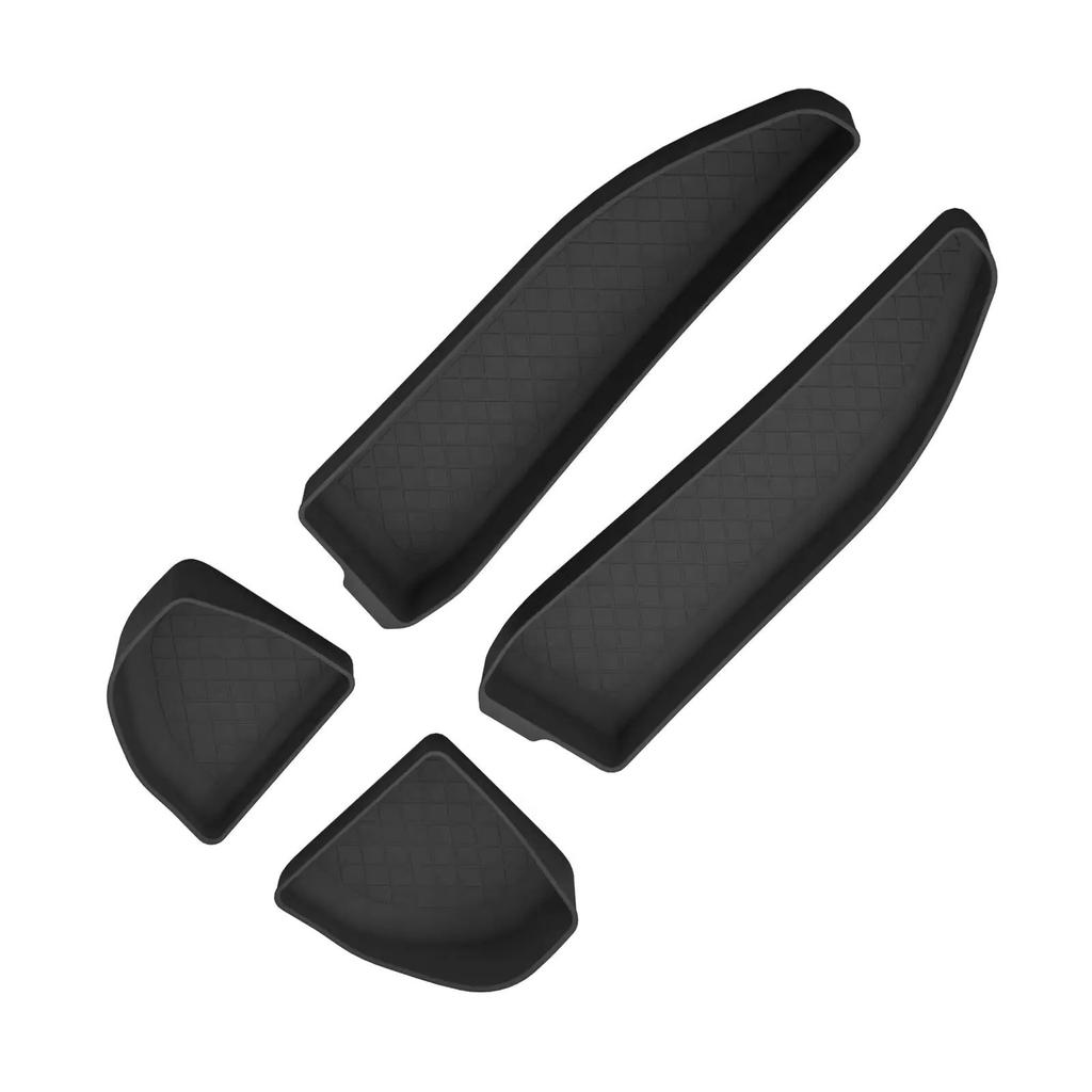 Door Side Storage Box for Toyota SIENTA 170 Series 2016-2025 Front Door Handle Organizer Tidying TPE Car Tray Accessories Black