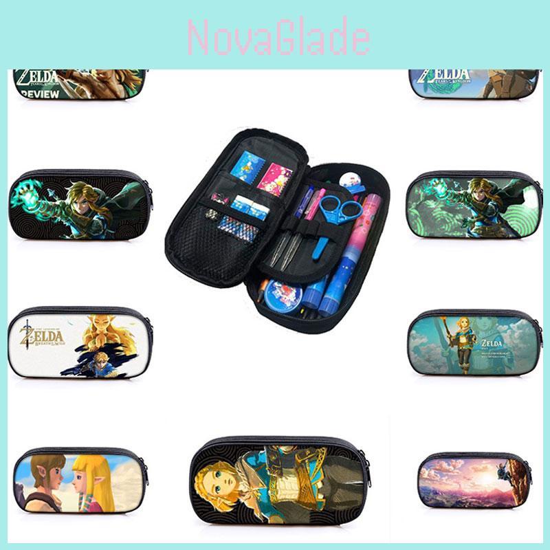 Legend Of Zelda Kingdom Tears Cartoon Pencil Case Durable And Breathable Polyester Material
